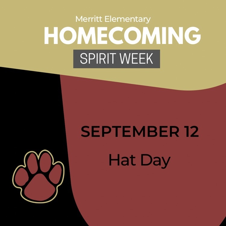 Monday, Sept 12 is Hat Day